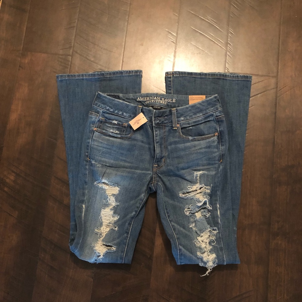 American Eagle Boho Jeans